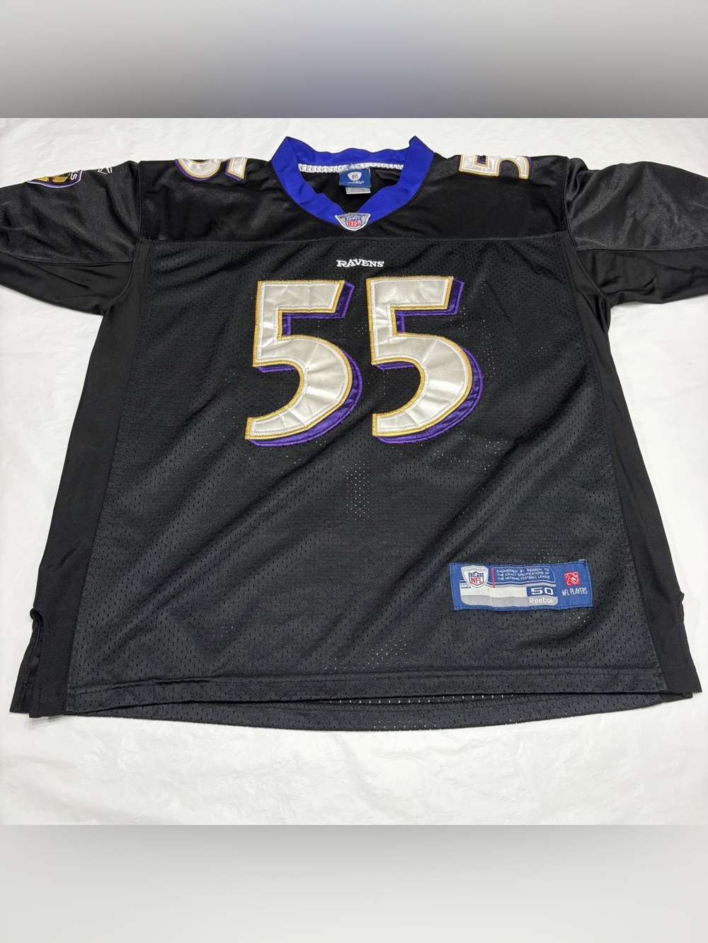 Reebok Baltimore Ravens Terrell Suggs #55 NFL Jersey Men’s 50 XL